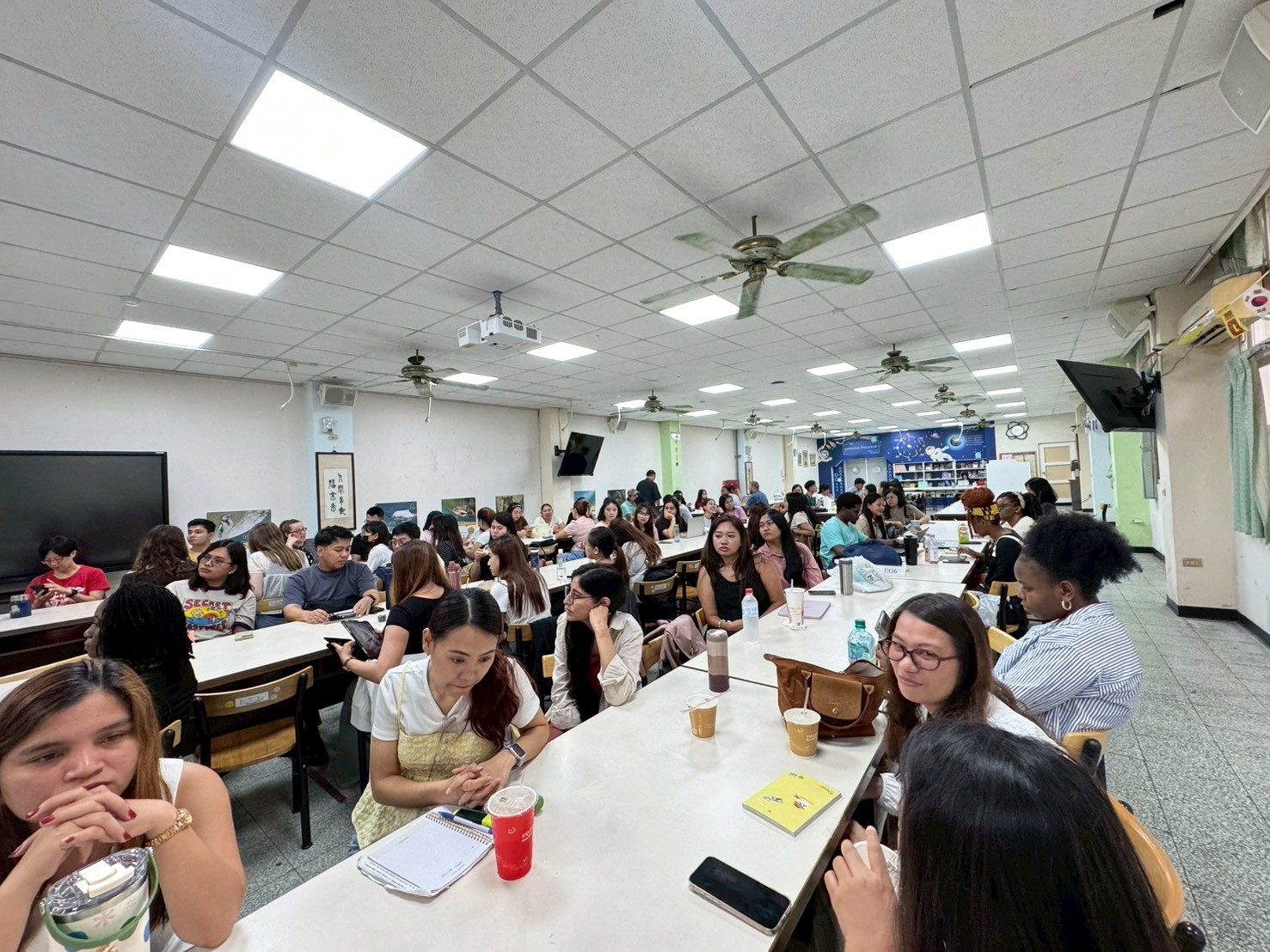 A group representative shares ideas