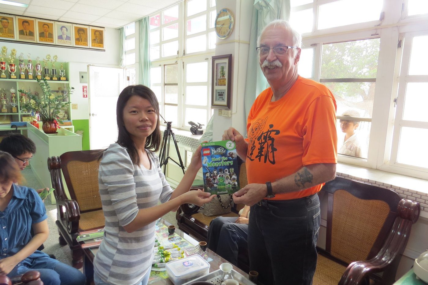 A gift exchanged in the classroom