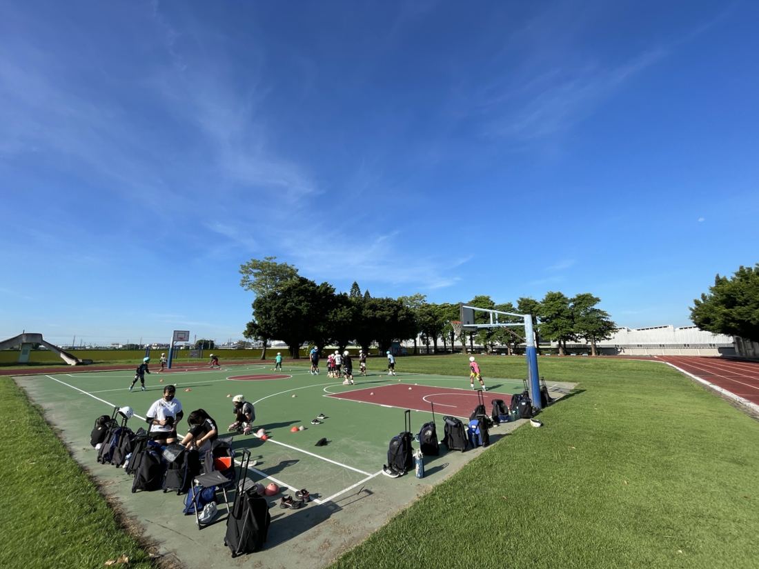 Open sports field