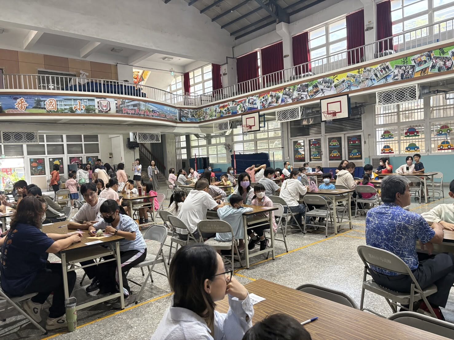 Parents at the Dingfan parenting workshop