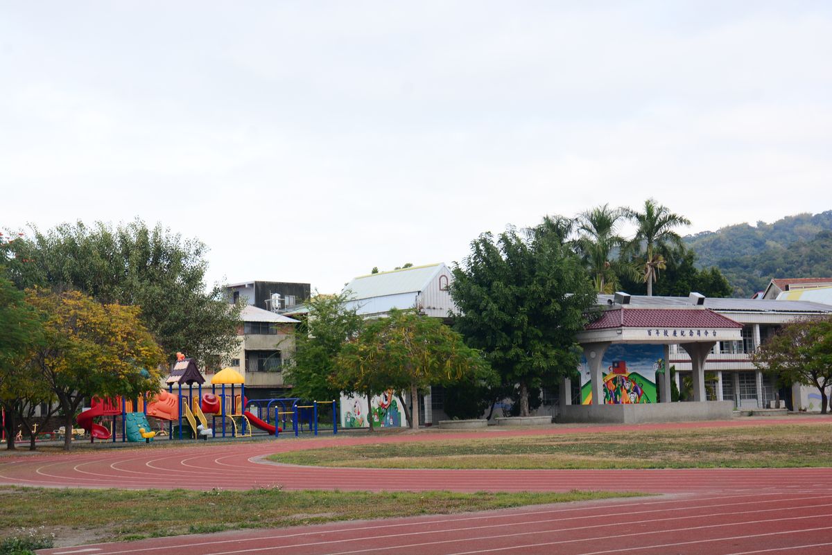 A wide view of the campus