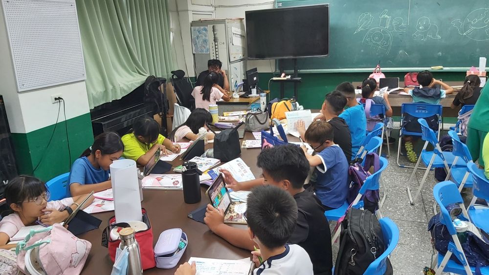 A calm, supervised after-school study room