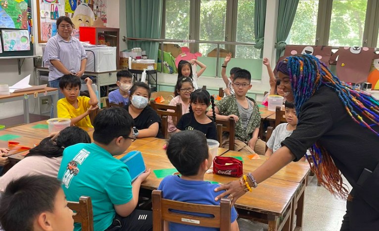 Teacher Dom Visits Hsinmin · Across Borders, with Love photo 2
