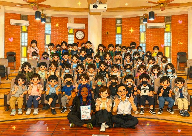 Teacher Dom Visits Hsinmin · Across Borders, with Love photo 3