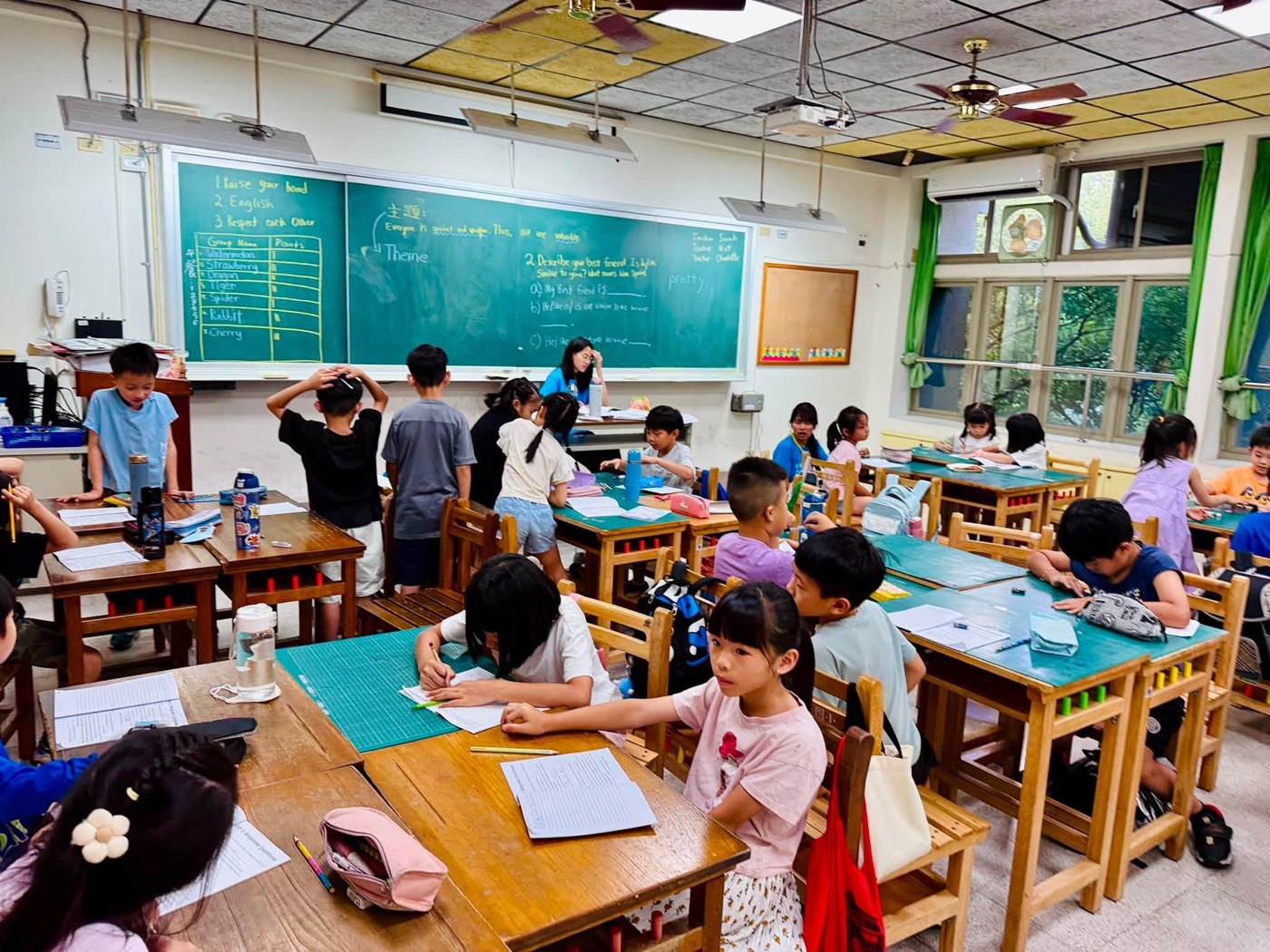 孩子勇敢開口說英語