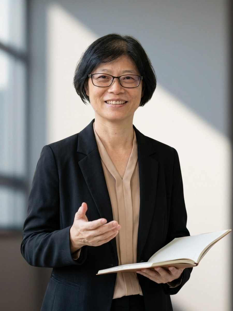 顧淑芬校長 · Principal Ku Shu-fen of Huxi Elementary School