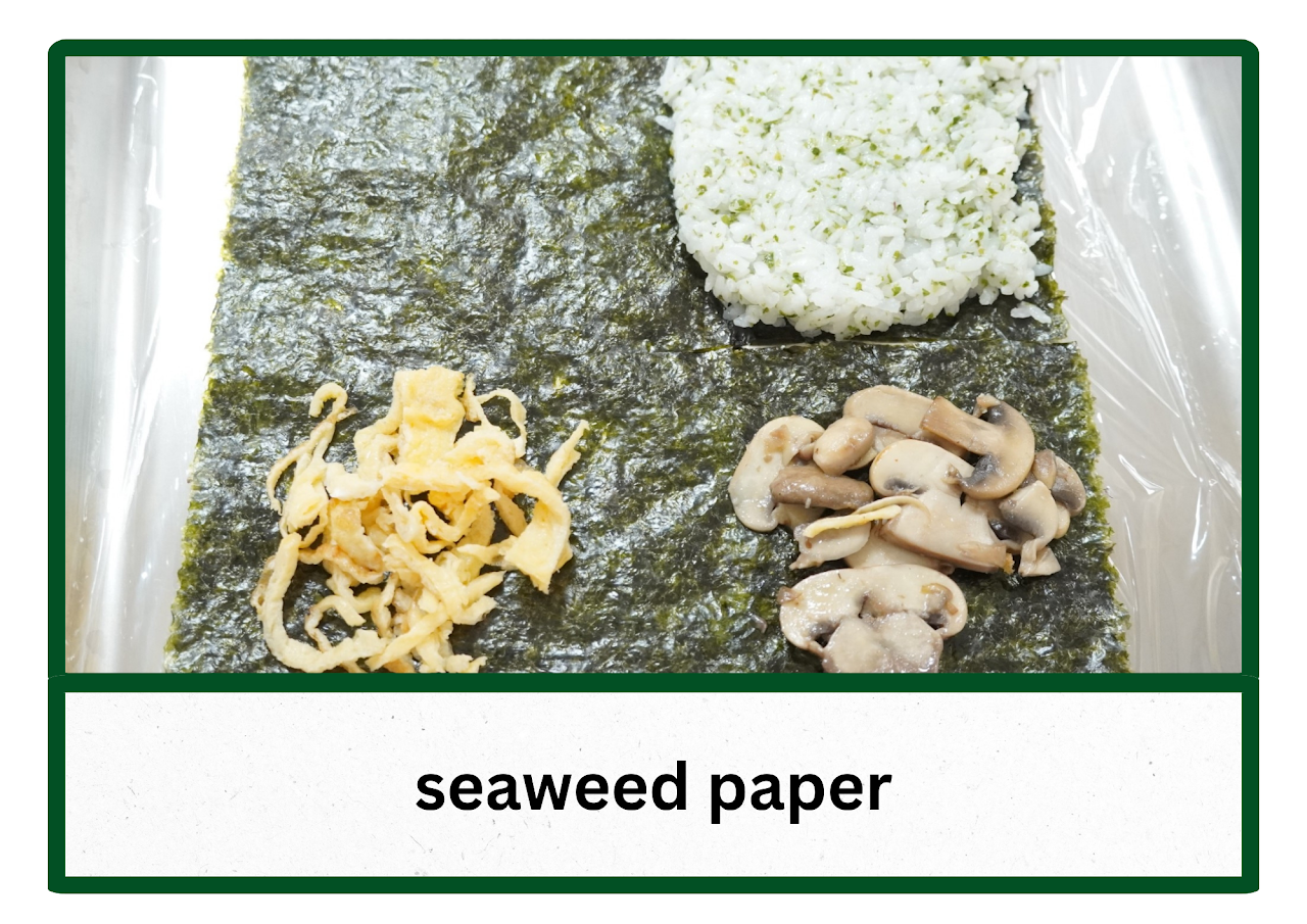 seaweed paper — Jhutang