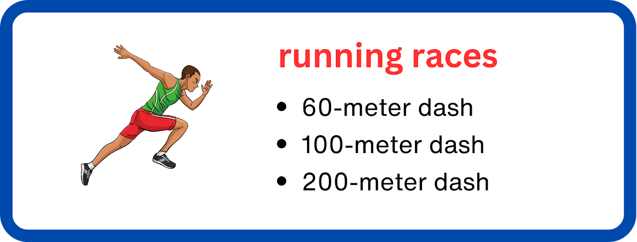 Running Races 賽跑項目
