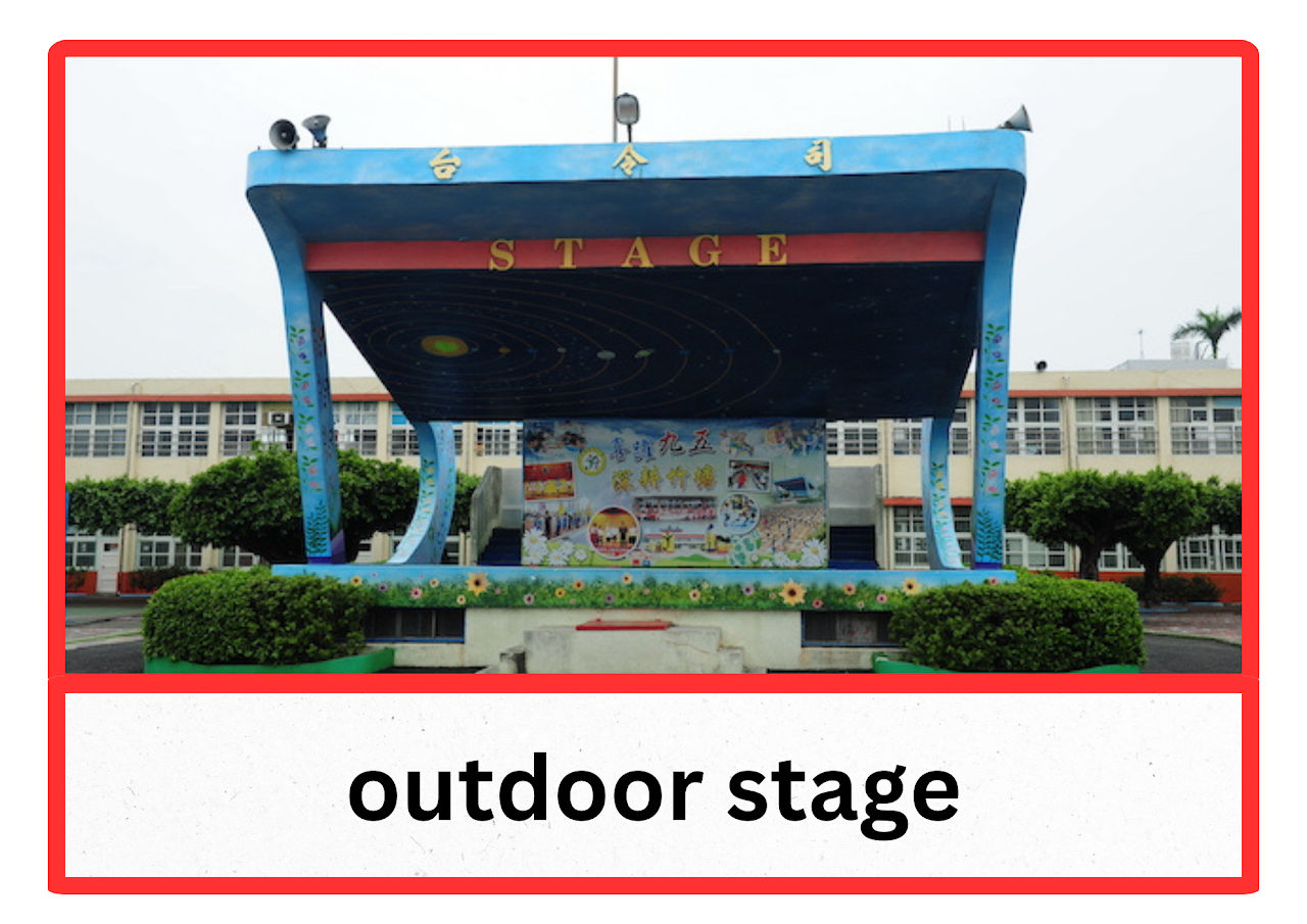 outdoor stage — Jhutang