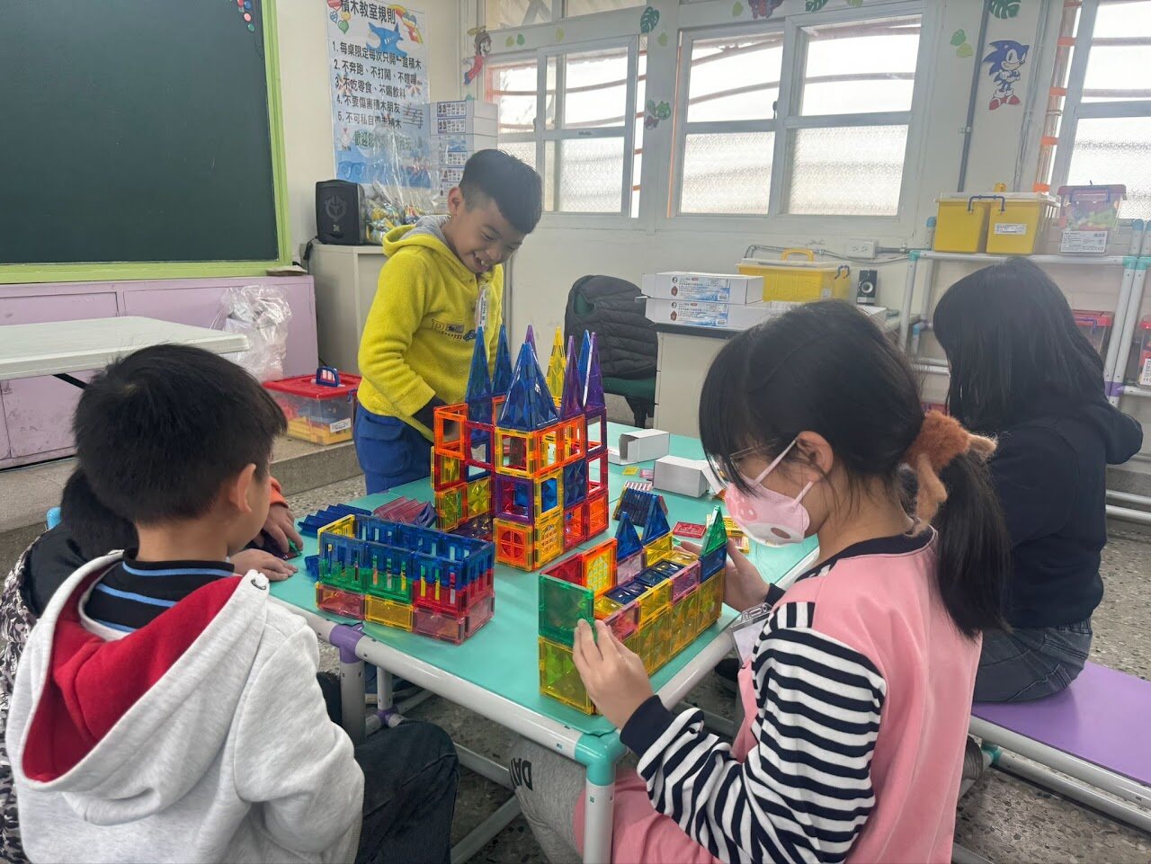 洛津國小積木教室 Loojing Gigo Blocks classroom