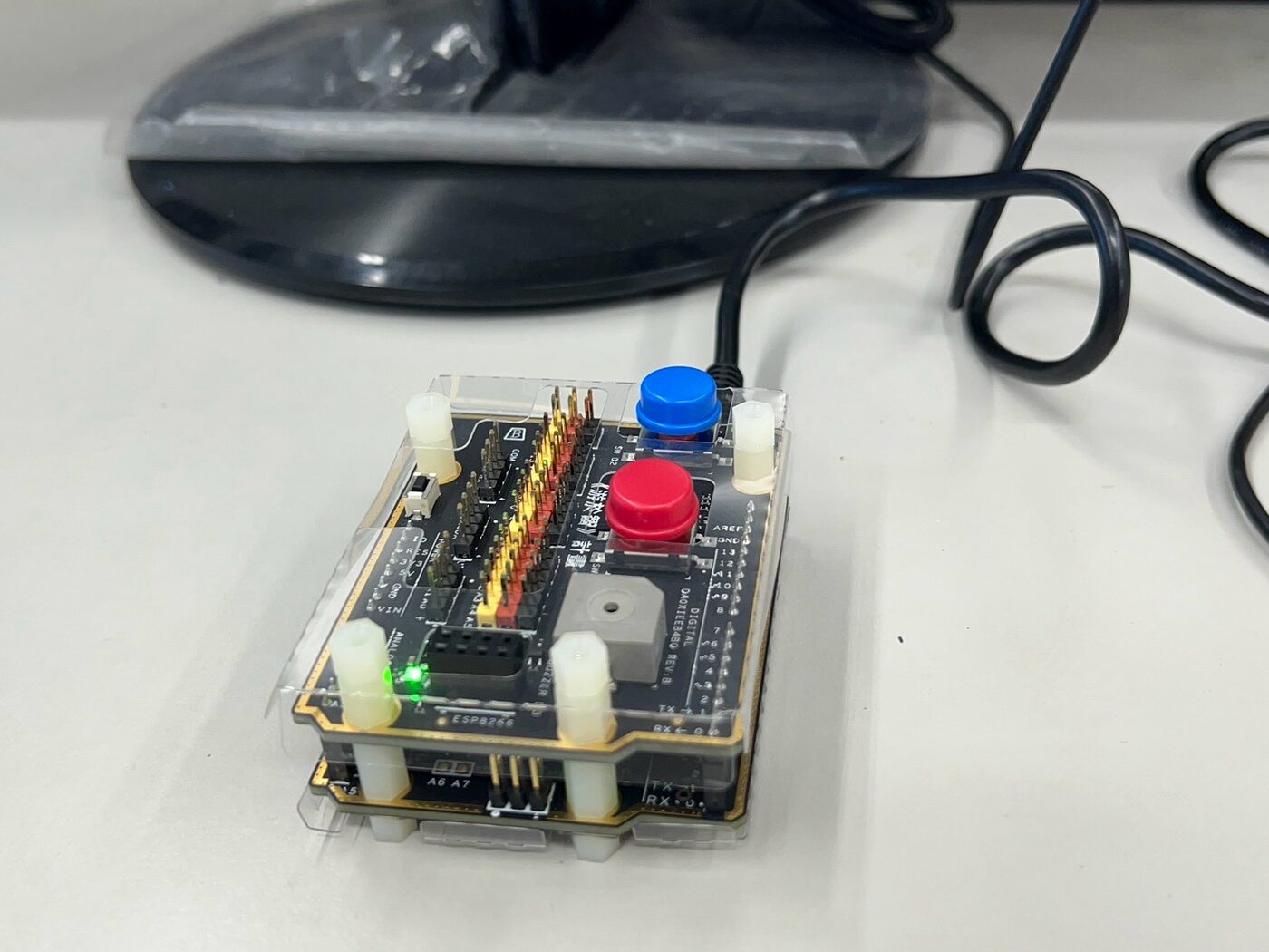 Close-up of an electronics kit