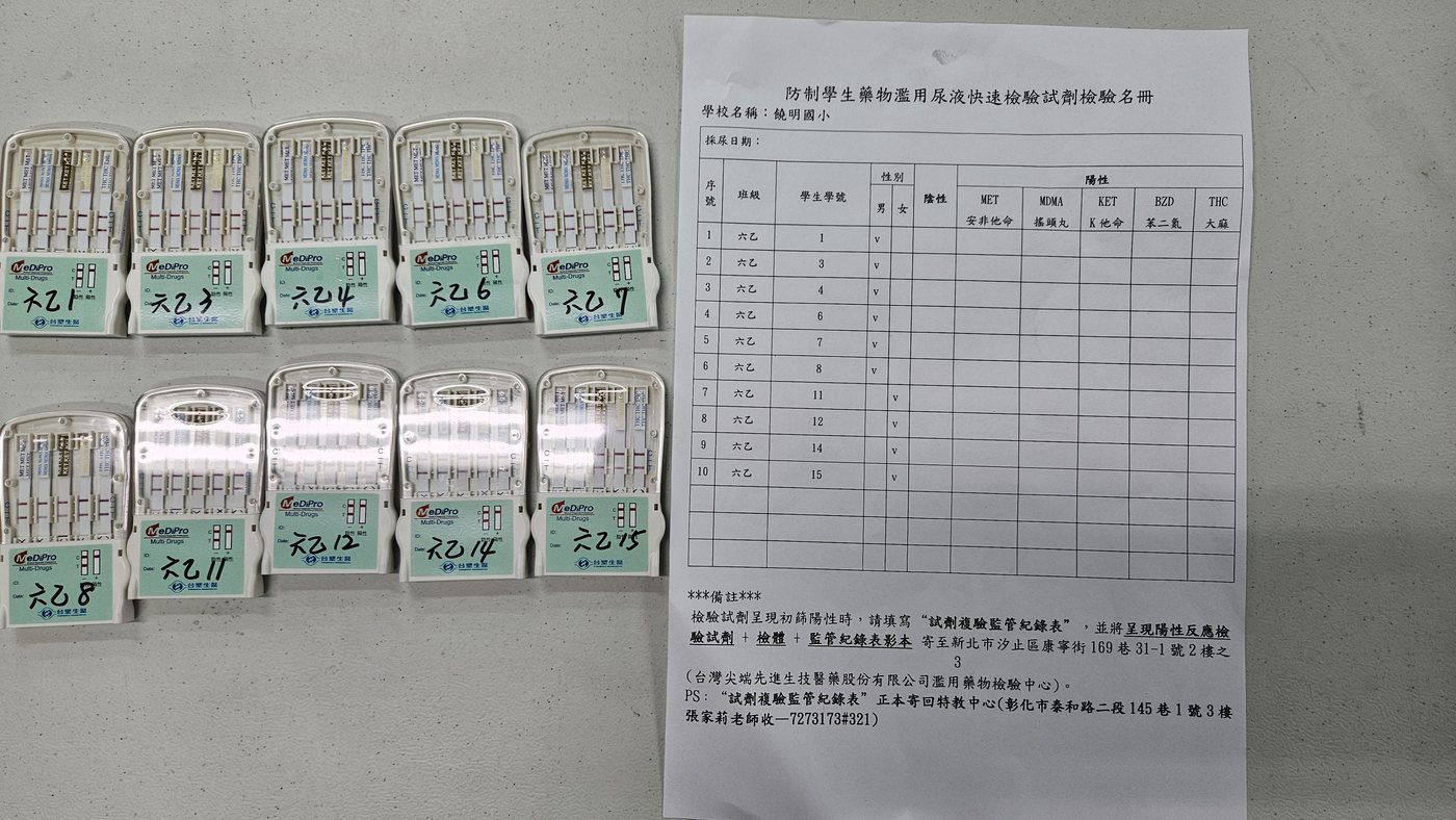 Student Urine Screening · 學生尿液篩檢
