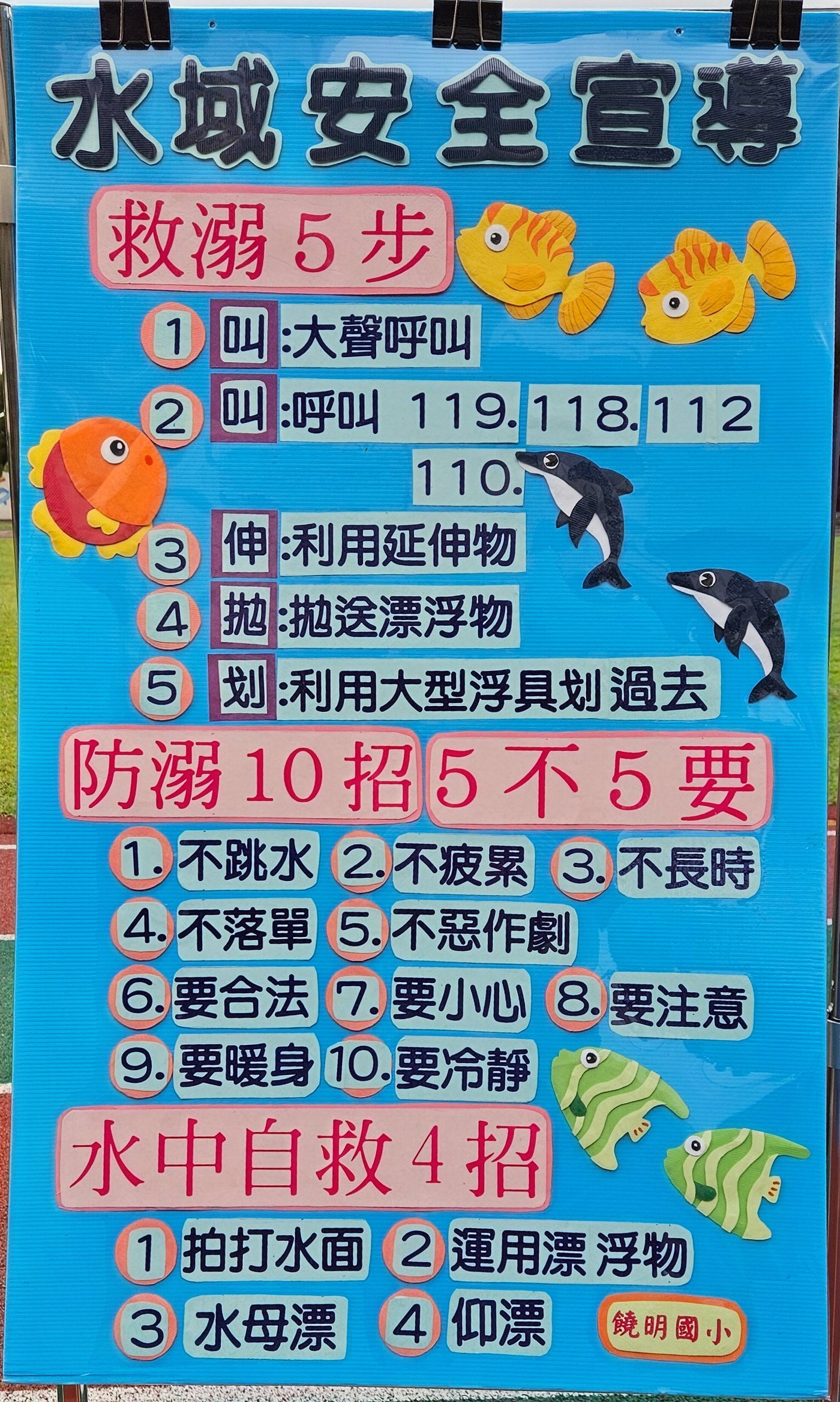 Water Safety · 水域安全宣導