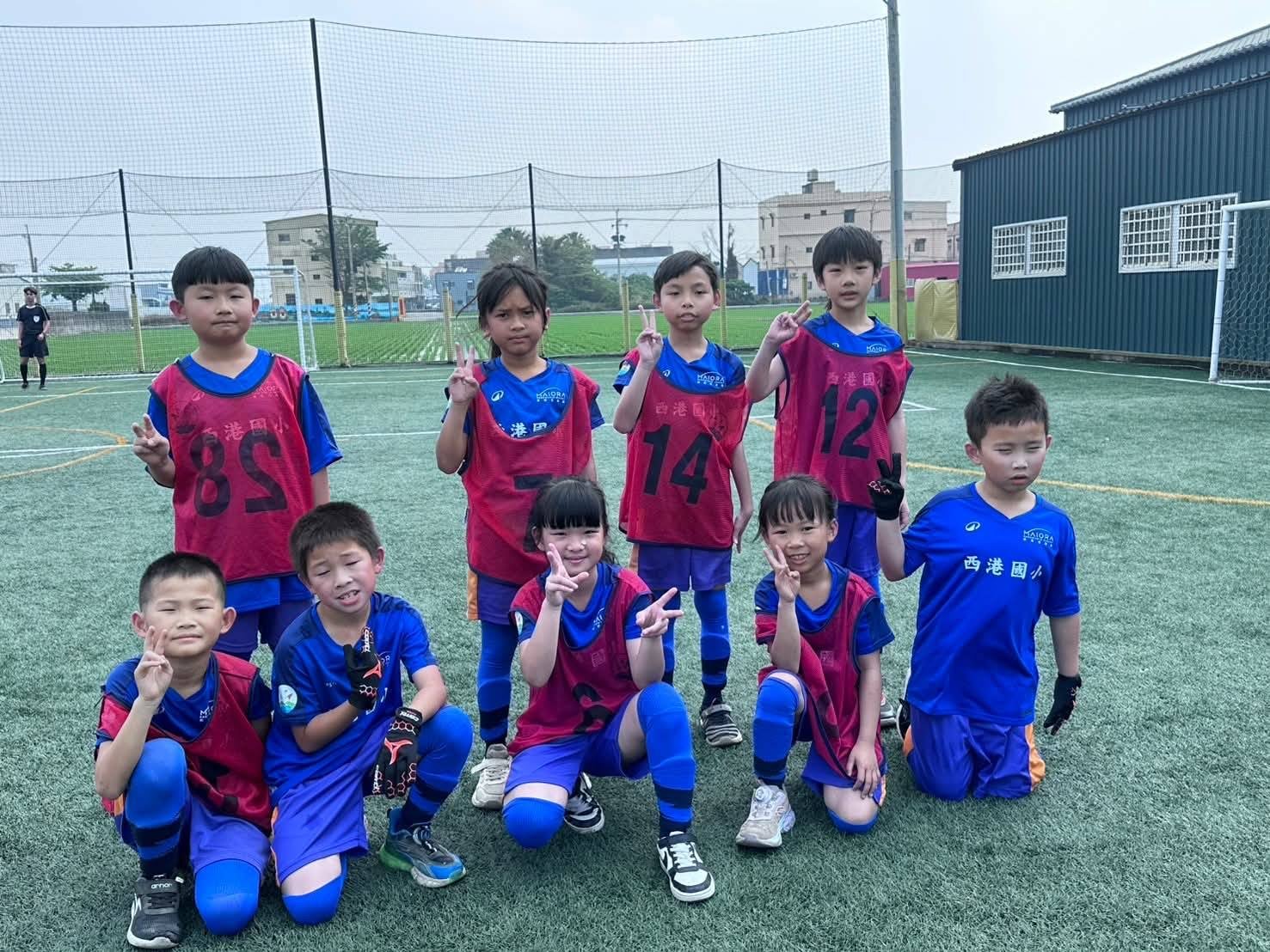 Sigang football team at Education Cup 5-a-side · 西港國小足球錦標賽