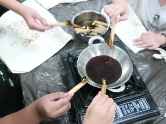 沾（dip）——萬來國小實拍
