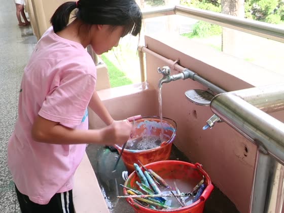洗（wash）——萬來國小實拍