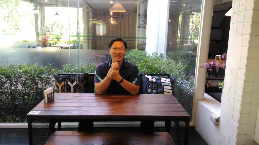 Principal Chen Yu-shan of Wenchang Elementary School